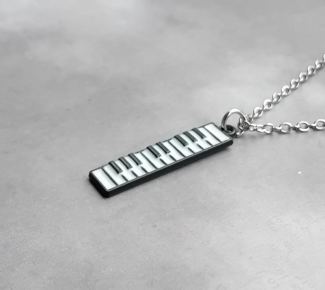 Piano Keyboard Necklace