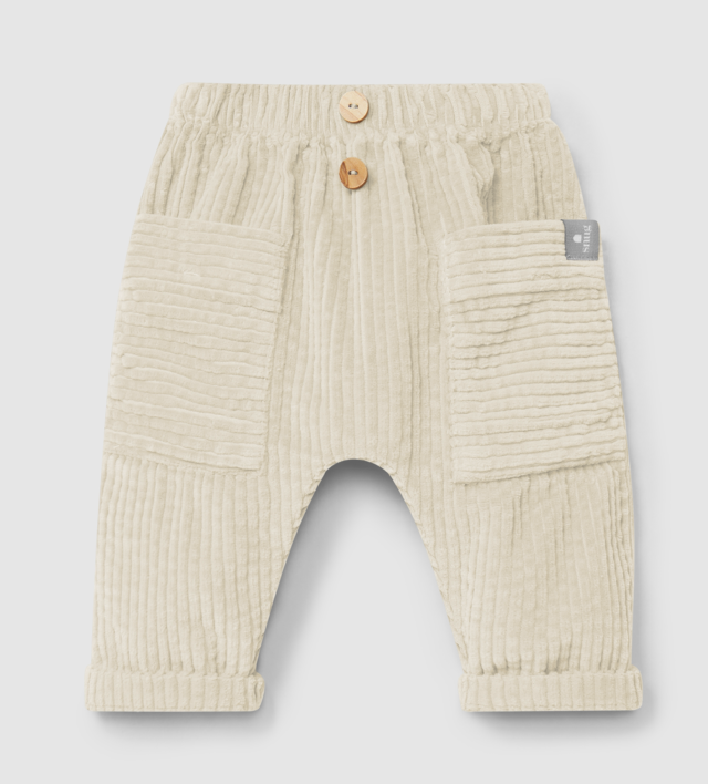 Snug - pantalone velluto beige 