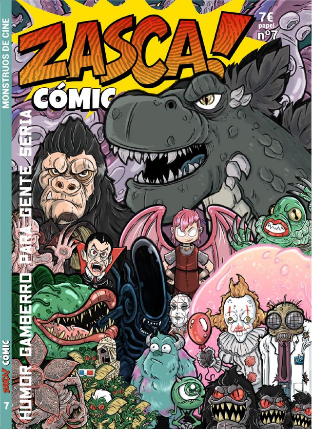 ZASCA CÓMIC Nº7 MONSTRUOS DE CINE