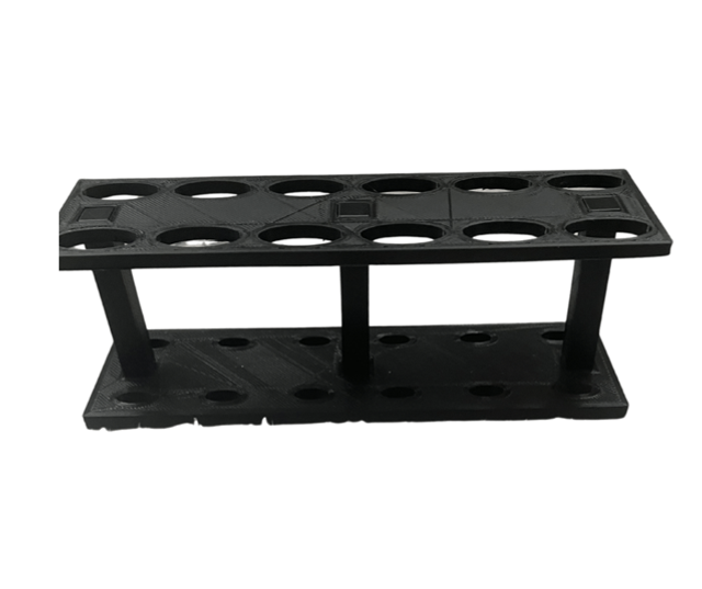 Black blending brush holder stand