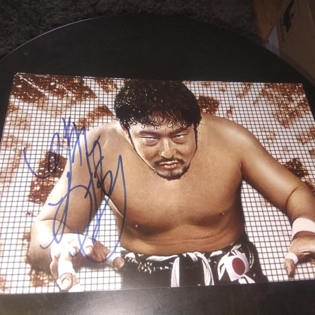 Tajiri (WWE/ECW) handsigned image 