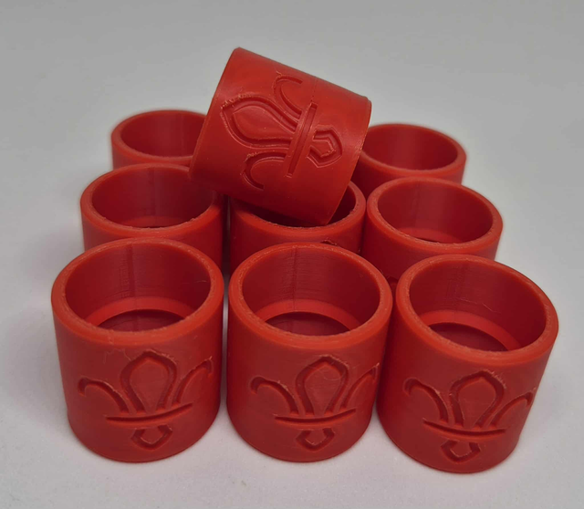 Woggle - Basic - Red - 10 Pack