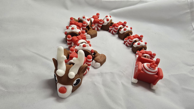 Dragon Renne de Noël