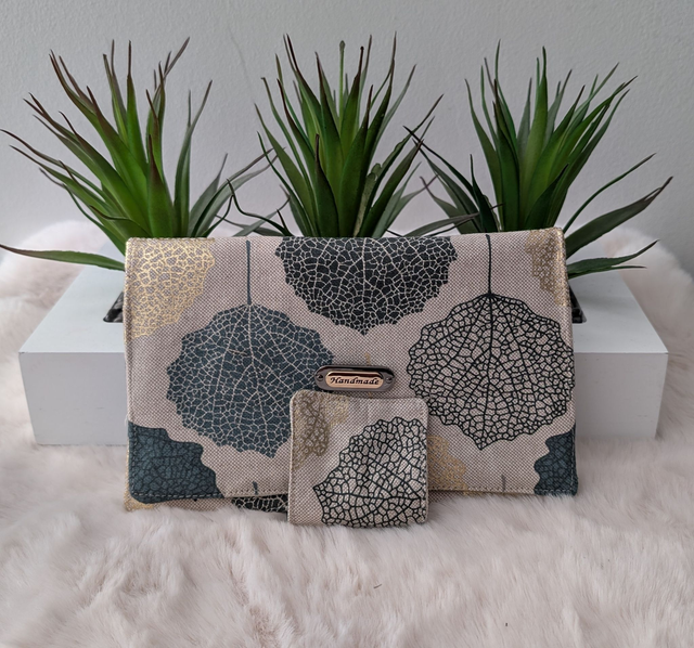 portefeuille &quot;feuilles d&#039;or&quot;