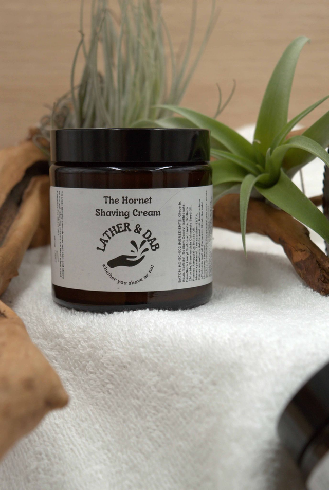 Shave Cream: The Hornet with Sweet Orange and Rosemary Essential Oils