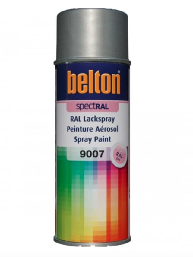 AEROSOL PEINTURE SPECTRAL ALUMINIUM GRIS RAL 9007 en 400ml. 