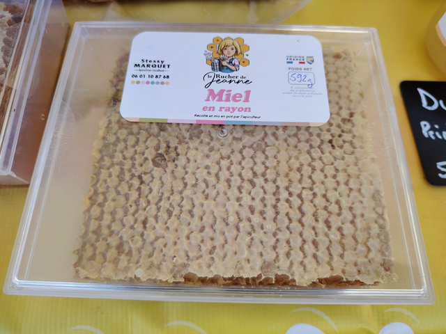 Miel en rayon