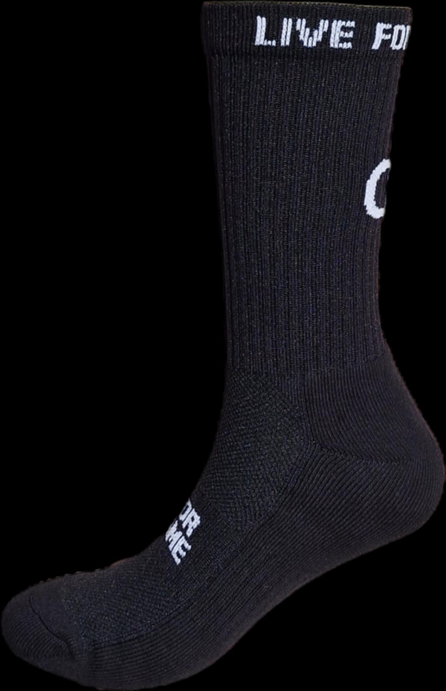3 Pack Of No Grip Socks - Dark Matter Black