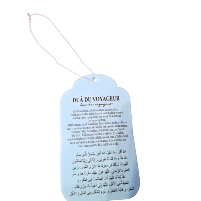 Désodorisant voiture Duaa voyageur 