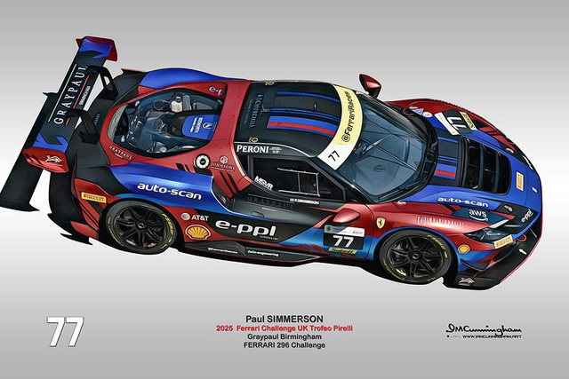 C250701 FERRARI 296 CHALLENGE FCUK25 #77 SIMMERSON OLPK