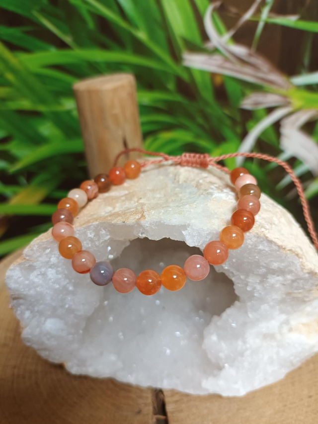 Bracelet en agate de feu