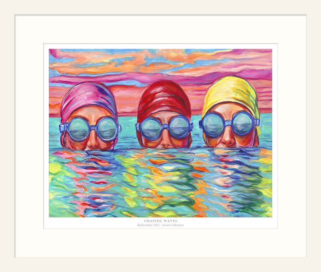 Chasing Waves 12”x10” (Mount)