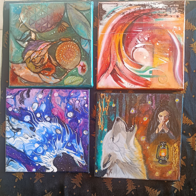 Mini toiles 20x20 cm 