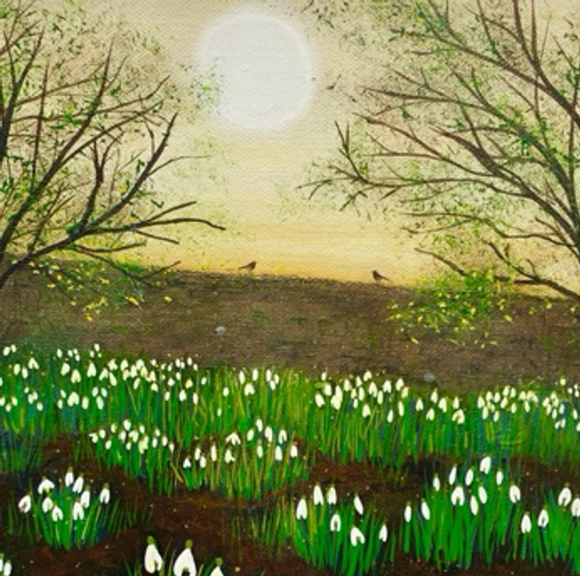 Snowdrops at Kingston Lacy. PRINT