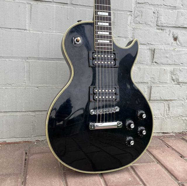  RARE 1975 Greco / Gibson EG-420B “Black Beauty” Les Paul Custom (JAPAN Lawsuit Era) + GIGBAG