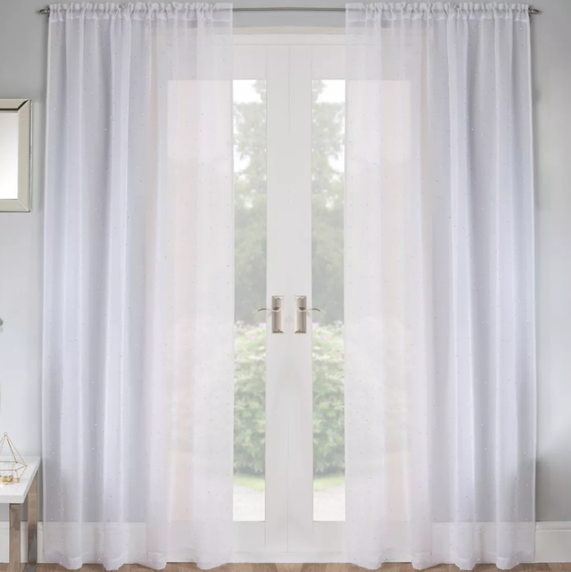 Jewel White Voile Panels (Pair)