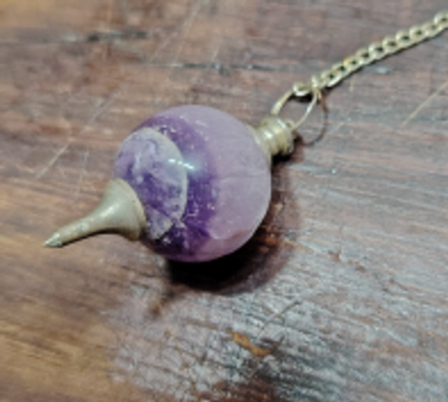 Péndulo bola amatista