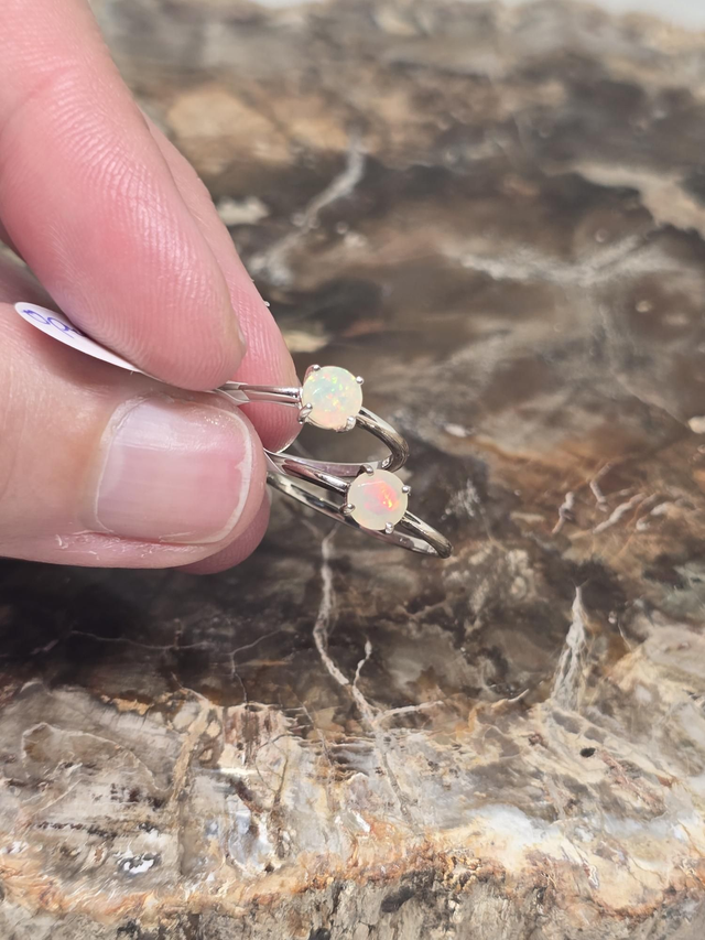 Bague Argent 925 et Opale welo 