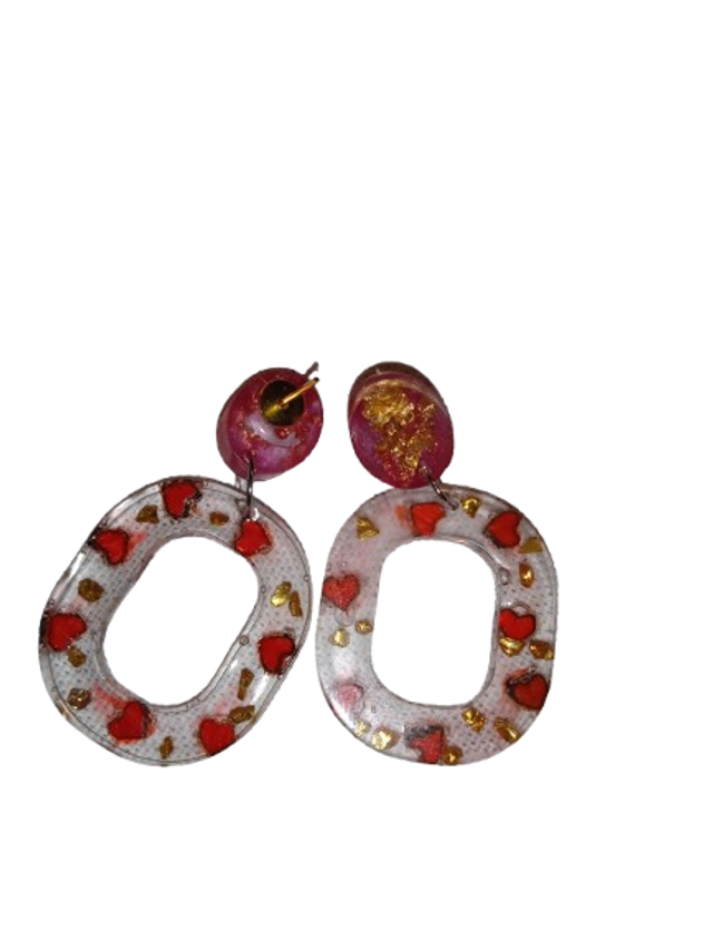 boucle d oreilles  Cœurs Dorés