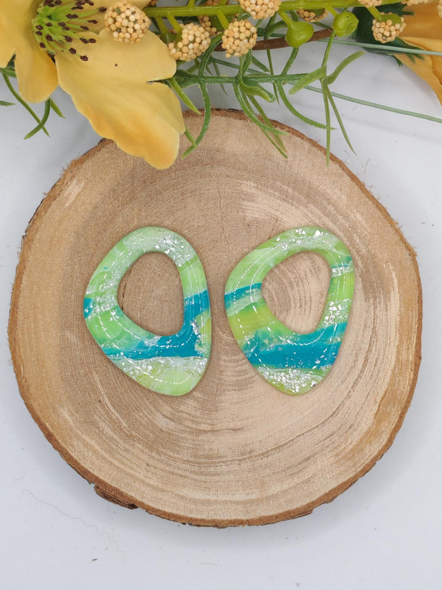 Perla Nova transparent Bleu/Jaune Fluo 