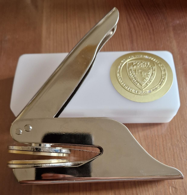 Pince a gauffrer Police Municipale 