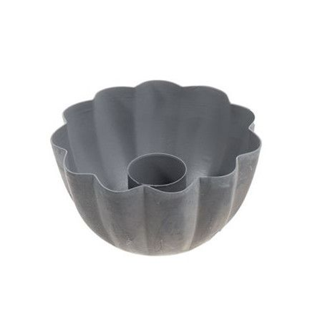 Kynttilänjalka 8cm sinkki pipaparkakku