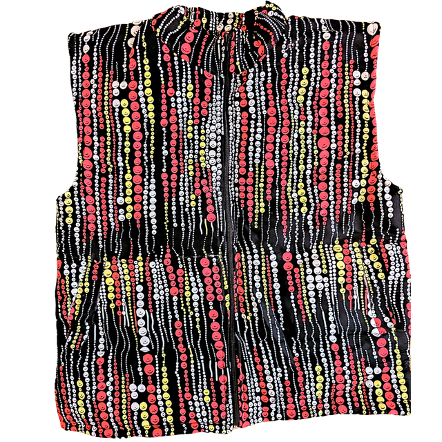 Puffer Jacket - African Ankara Unisex Medium-Large