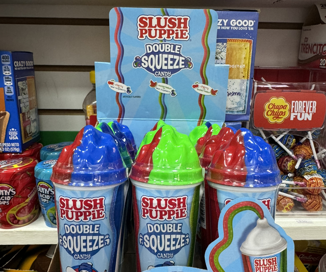 Double squeeze candy Slush puppy