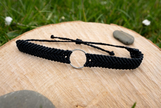 Duo de bracelets micro-macramé