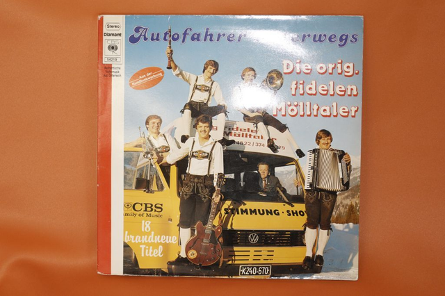 Vinyl LP Original fidele Mölltaler "Autofahrer unterwegs"