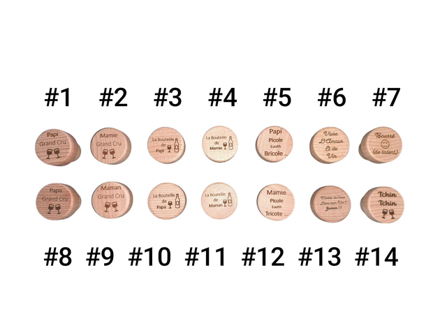 Bouchons personnalisés