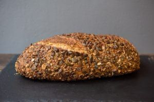 BROWN SOURDOUGH with PUMPKIN SEEDS 