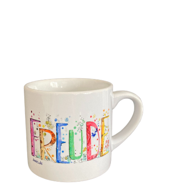 Keramiktasse "Freude"