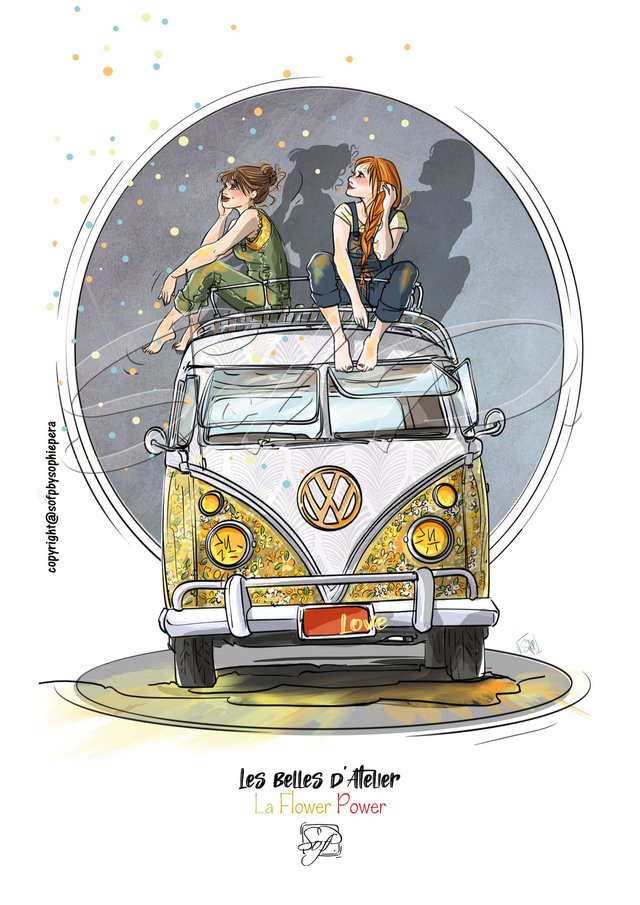 LADIES - Les belles d&#039;atelier - La flower power