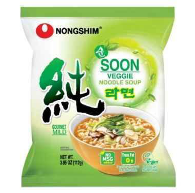 Nongshim Soon Veggie Ramyun (Noodle Soup) 112g