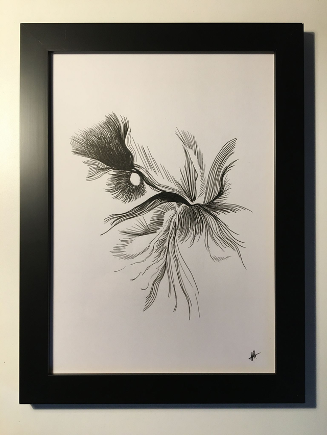 "Sunflower" - Dessin original