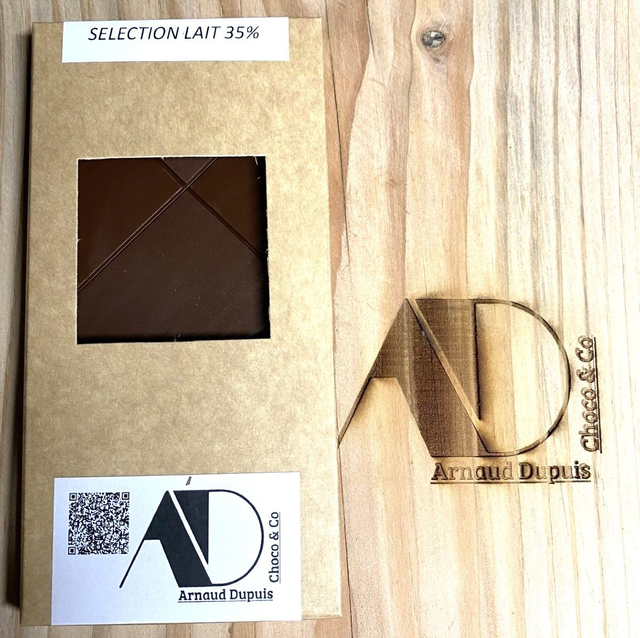 Tablette chocolat lait 45% Cameroun