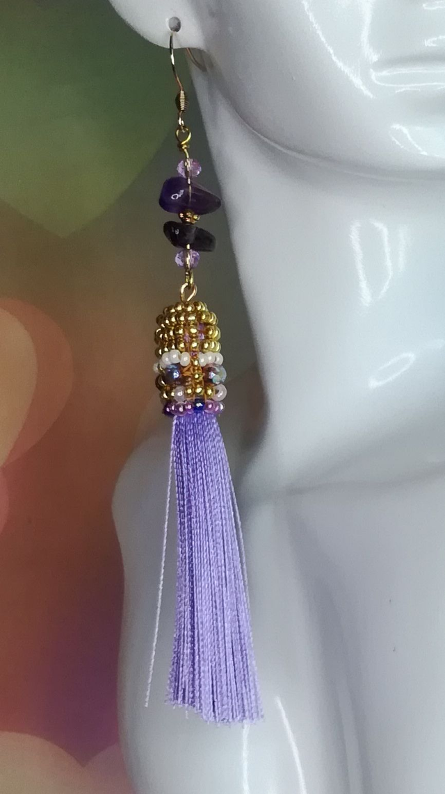 Boucles d'oreille pompon