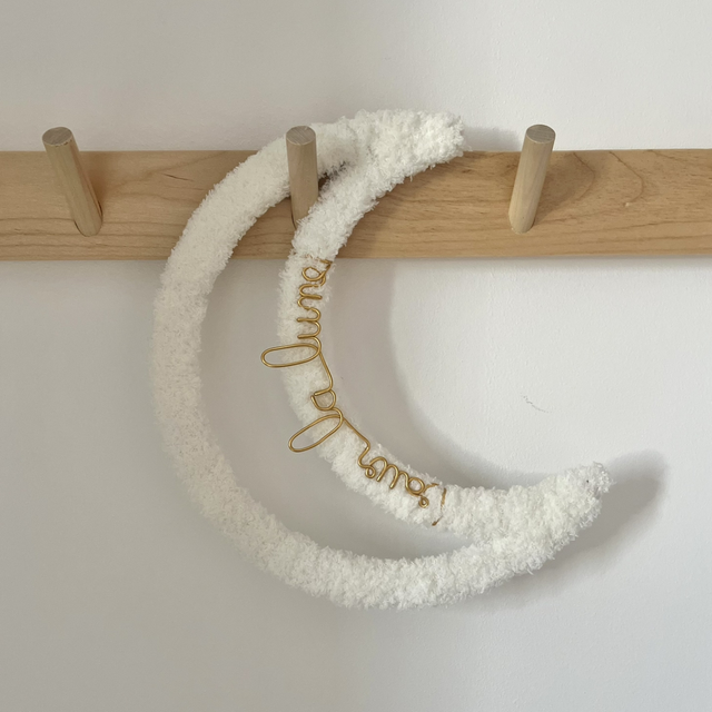 Forme lune toute douce à personnaliser