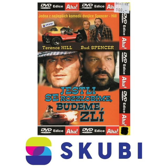 DVD Jestli se rozzlobíme, budeme zlí - jedna z nejlepších komedií dvojice Spencer - Hill - česky