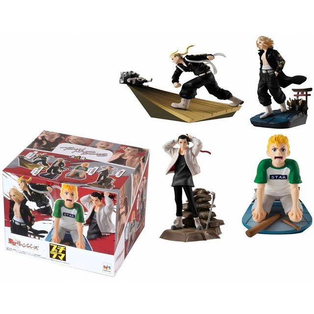 Tokyo Revengers Series Petitrama pack 4 figures 8cm