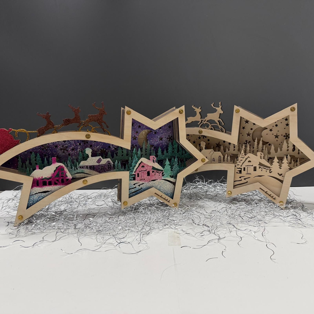 Sternschnuppe - beleuchtet