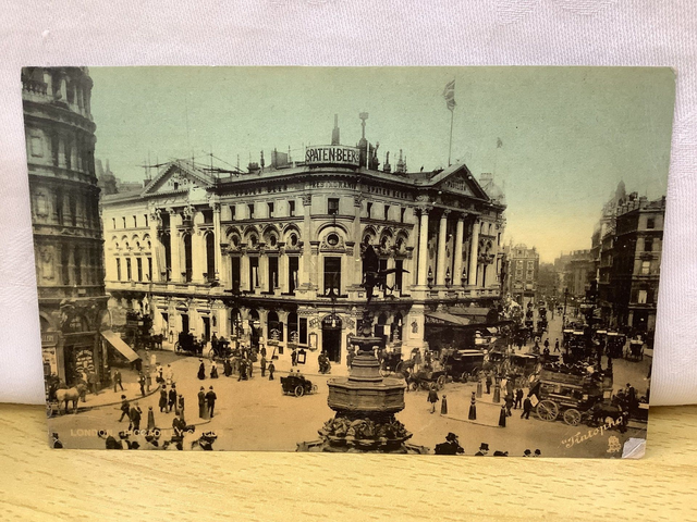 London, Piccadilly Circus - Posted 1905 Tintopho Raphael Tuck &amp; Sons Postcard Our Ref A118 £2.50