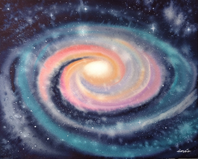 Galaxia espiral - 31 x 41 cm 