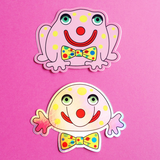 Stickers · Mr Blobby Fish &amp; Blobby Frog