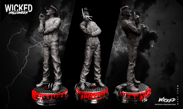 Statue FREDDY KRUEGER série horror movie
