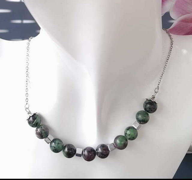 Collier Zoisite épais