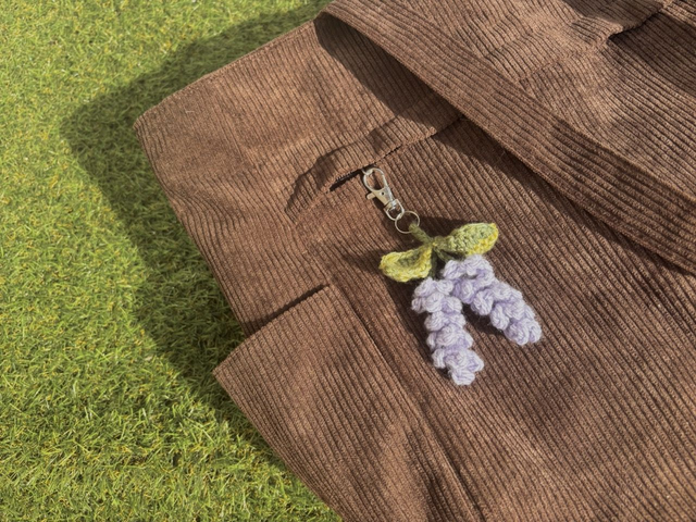 Lavande ~ Porte-clés en crochet