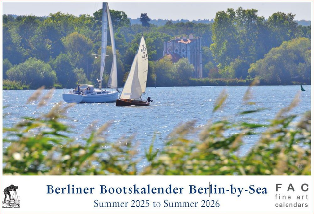 Berliner Bootskalender Summer2Summer Kalender von Juli 2025 bis Juni 2026 A3