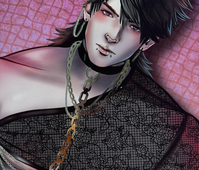 Chained Caleb A4 Foil Print